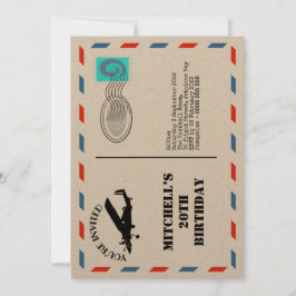 Convite Inspirado em Viagens