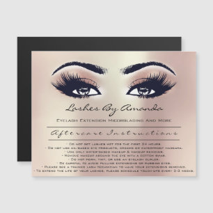 Convite Instruções de Pós-tratamento Lashes Microlâmin