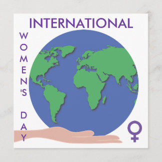 Convite Internacional para o Dia da Mulher