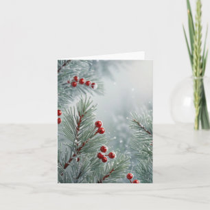 Convite Inverno Mágico Personalizado   Pinheiro & Frutas V