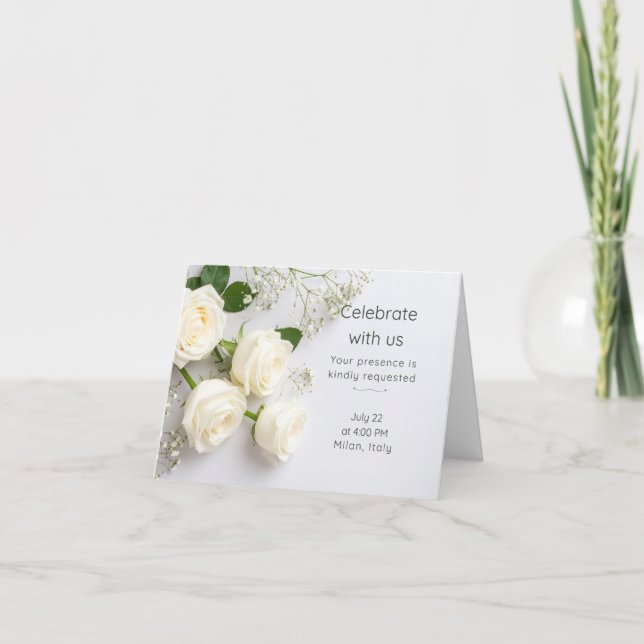 Convite Invitation (Frente)