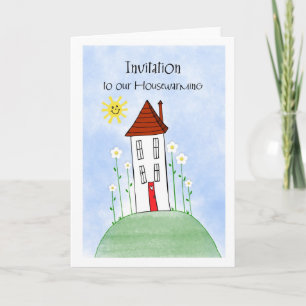 Convite invitation housewarming