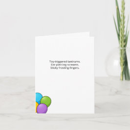 Convite Irreverent Kids Birthday Party Tantrum Fun