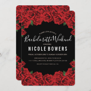 Convite Itinerário de Festa de Bachelorette