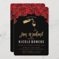 Convite Itinerário de Fim de Semana Hen