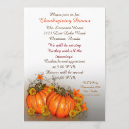 Convite jante de Ação de Graças