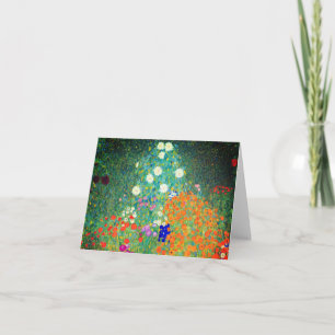 Convite Jardim Flor Gustav Klimt