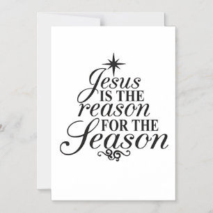 Convite Jesus É A Razão Do Natal Da Época