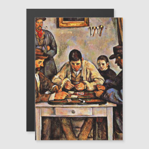Convite Jogadores de cartas, pintura de arte