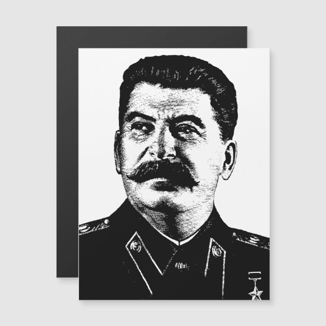 Convite Joseph Stalin, URSS, CCCP, União Soviética, Comuni (Frente/Verso)