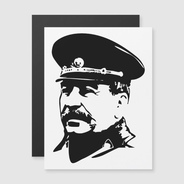 Convite Joseph Stalin, USSR, CCCP, Soviet Union, Communism (Frente/Verso)