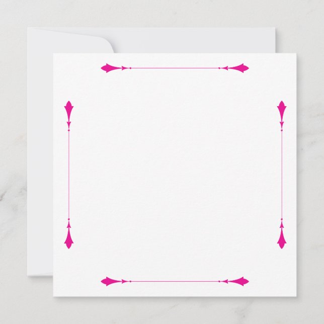 Convite Kaleidoscópio de Origami (Verso)