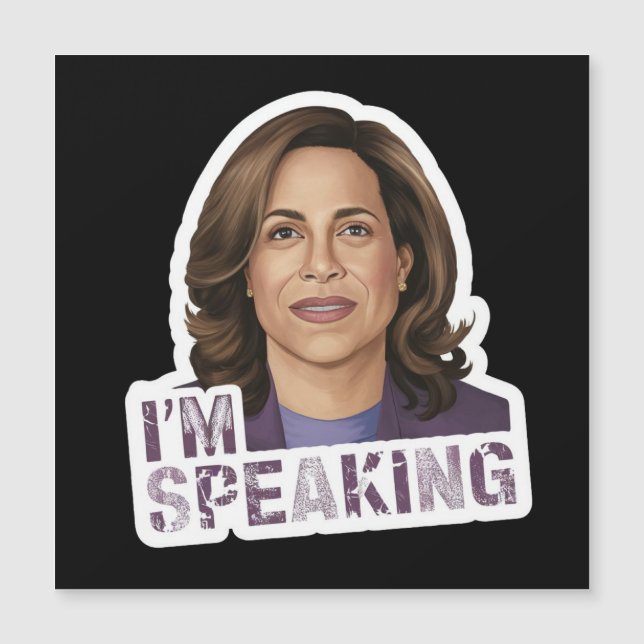 Convite Kamala Harris Eu Estou Falando, Citação Histórica  (Frente)