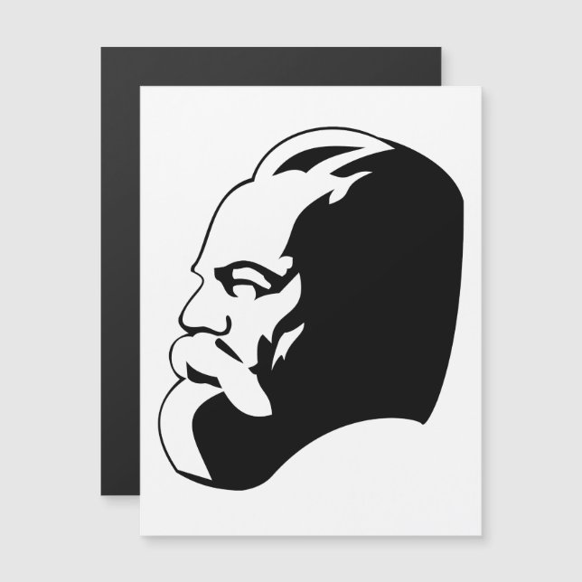 Convite Karl Marx, Communism, Socialism, Soviet Union (Frente/Verso)