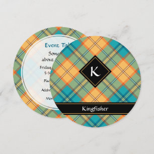 Convite Kingfisher Tartan