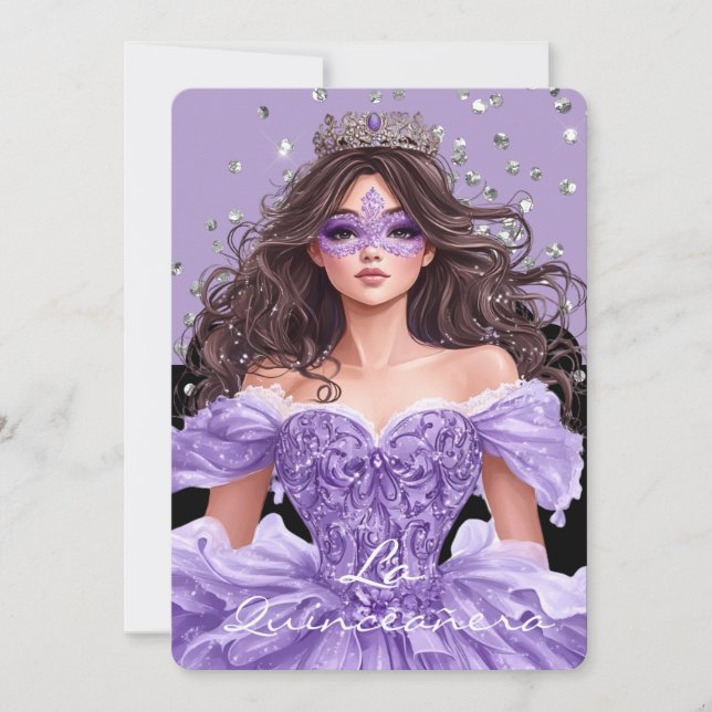 Convite La Quinceanera (Frente)