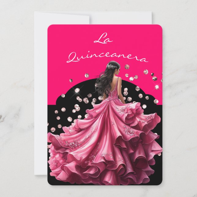 Convite La Quinceanera (Frente)