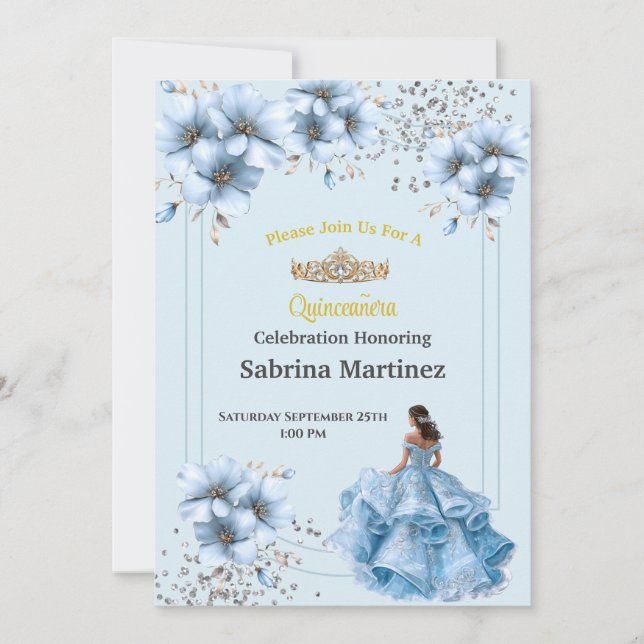 Convite La Quinceanera (Frente)