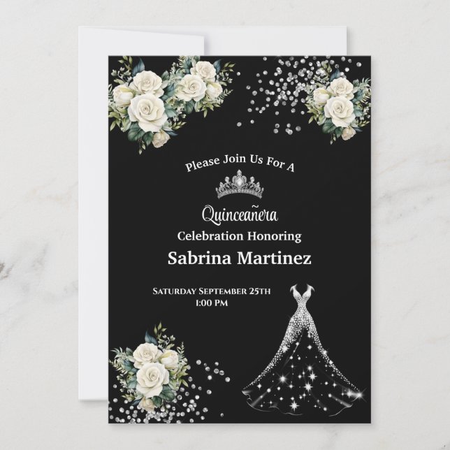 Convite La Quinceanera (Frente)