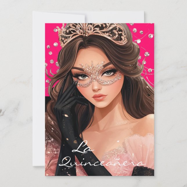Convite La Quinceanera (Frente)