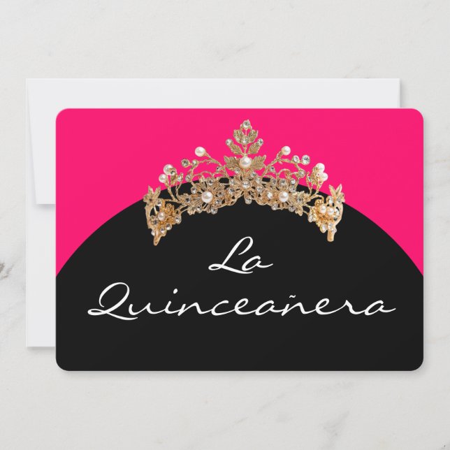 Convite La Quinceanera (Frente)
