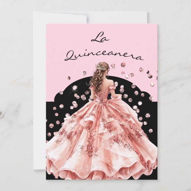 Convite La Quinceanera (Frente)