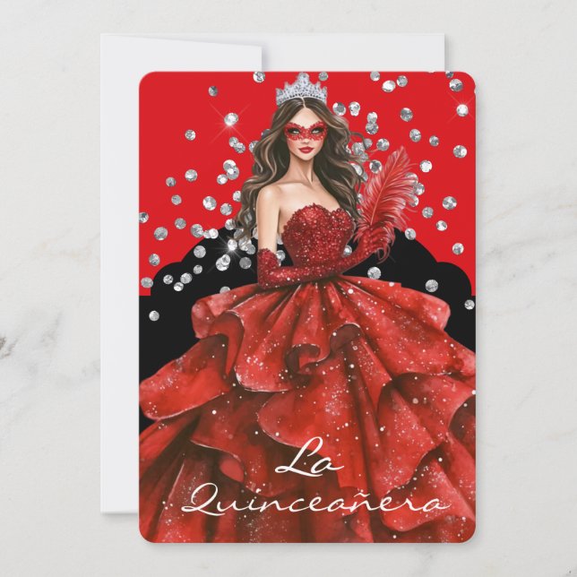 Convite La Quinceanera (Frente)