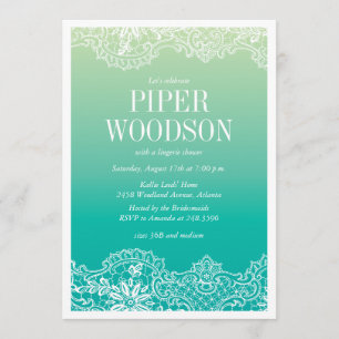 Convite Lacey do chá da lingerie