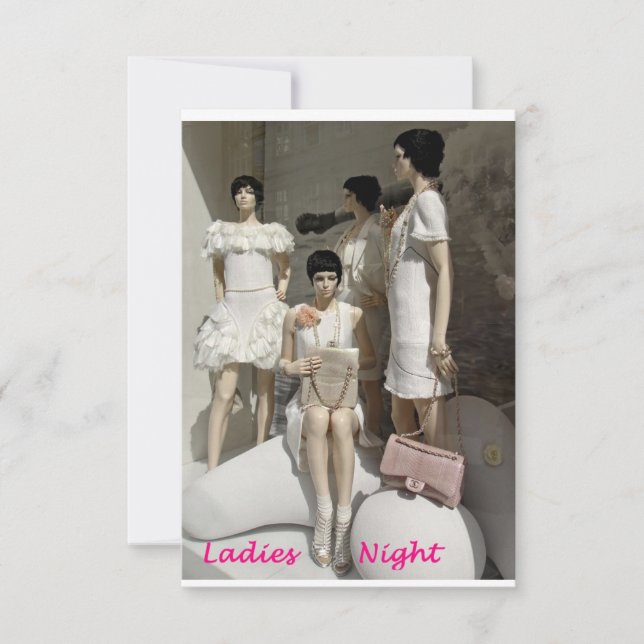 Convite “Ladies Night " (Frente)