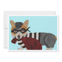 Convite Ladrão Corgi