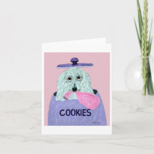 Convite Ladrão de Biscoito Poodle