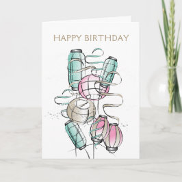 Convite Lanternas e Frisos Chineses Coloridos e Modernos