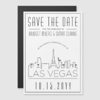 Las Vegas Wedding | Skyline Estilizado Salvar a Da