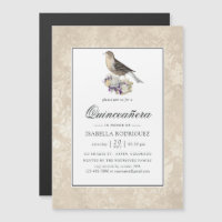 Lavanda e Ivory Vintage Quinceañera