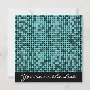 Convite Legal para Glam Teal