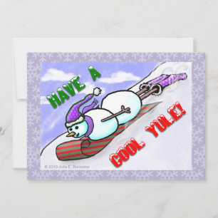 Convite Legal Yule Snowman