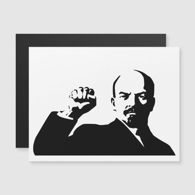 Convite Lenin, URSS, CCCP, União Soviética, Comunismo (Frente/Verso)