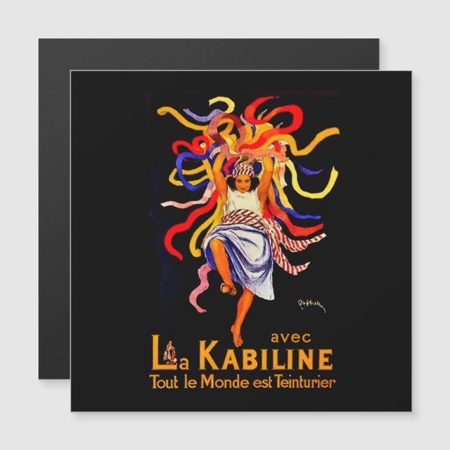 Convite Leonetto Cappiello La Kabiline Poster (Frente/Verso)