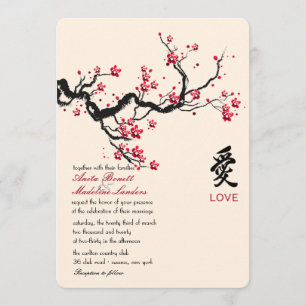 Convite lésbica do casamento do ramo do amor