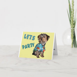 Convite LET'S PARTY - Customize-able Invitation