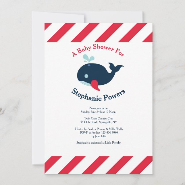 Convite Li'l Squirt (Frente)