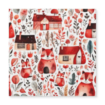 Linda moldura magnética de campo vermelho estilo c