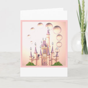 Convite Little Girl's Princess Castle Birthday Invitations