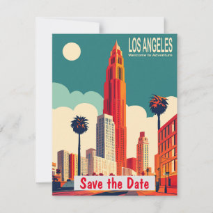 Convite Los Angeles Moonlight Palms