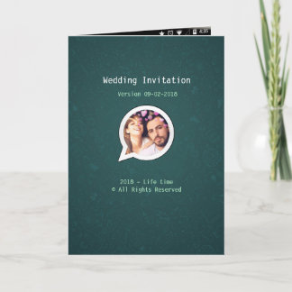 Convite Lucretia&Otto do casamento de Whatsapp