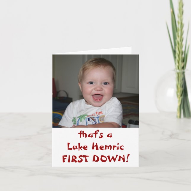 Convite Luke primeiro para baixo! (Frente)