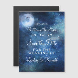 Convite Lunar Sky Full Moon Stars Casamento Salve a Data