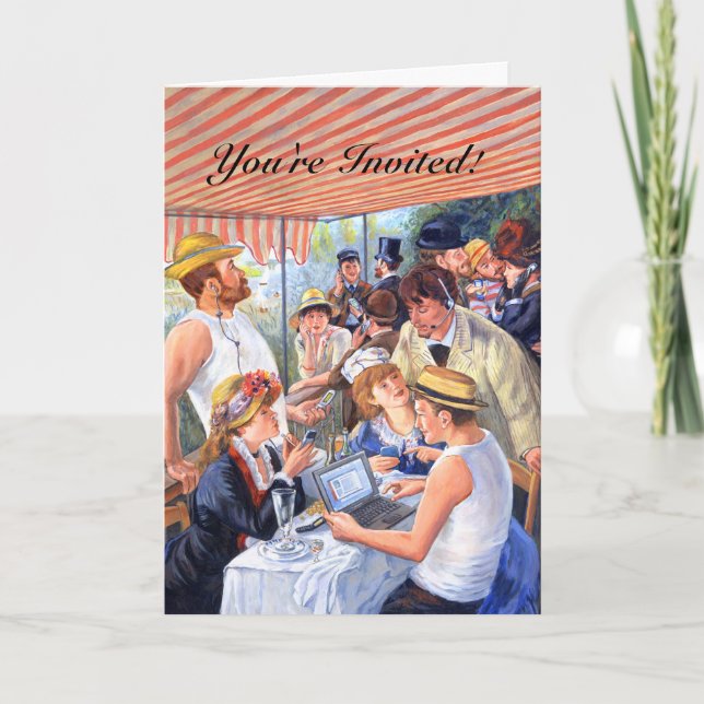 Convite Luncheon 2.0 de Renoir/Convite (Frente)