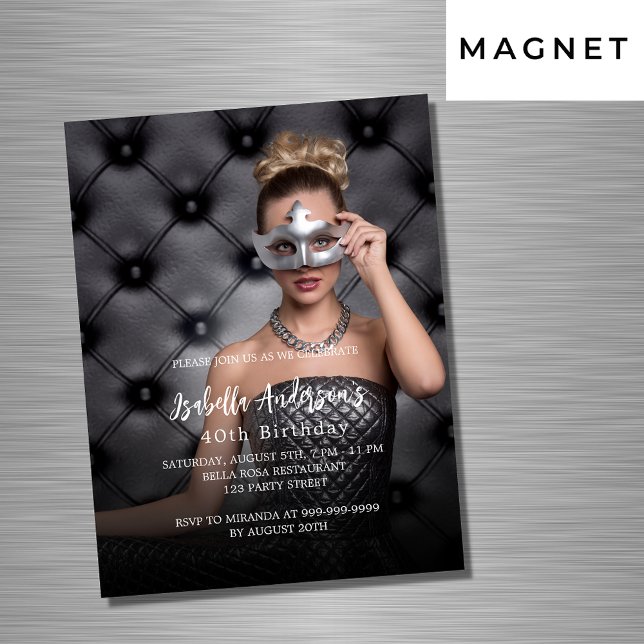 Convite luxo festa de aniversário (Criador carregado)