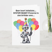 Má função de aniversário do Robô Cantando!